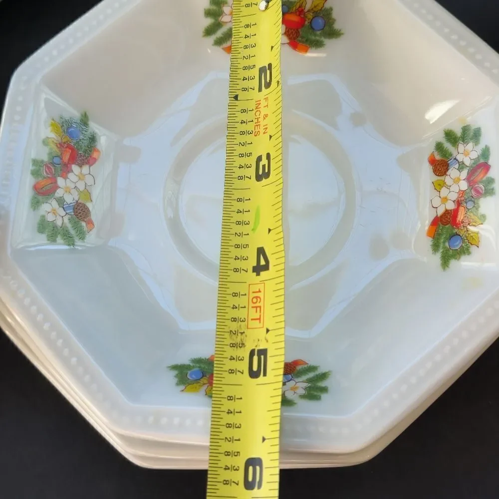 Vintage Fairfield peace on earth 8 peice christmas china set